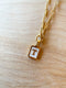 Toggle Initial Necklace