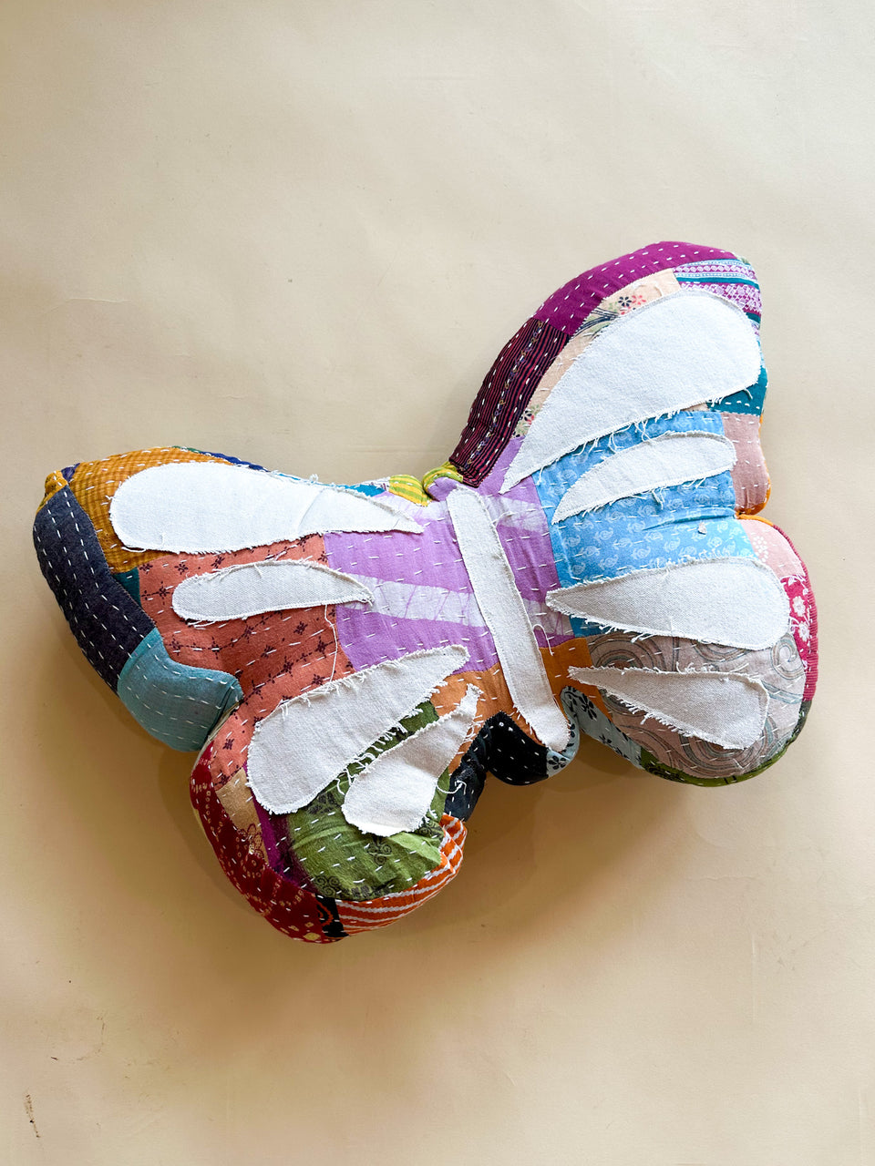Kantha Butterfly Pillow 001