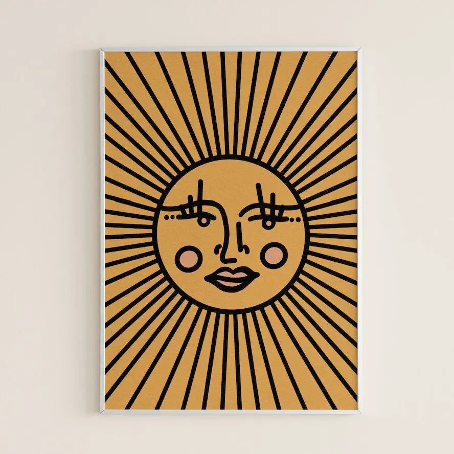 Sunshine Sun Art Print