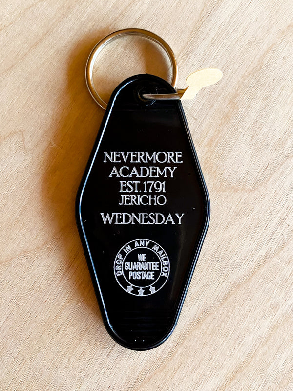 Nevermore Motel Keychain